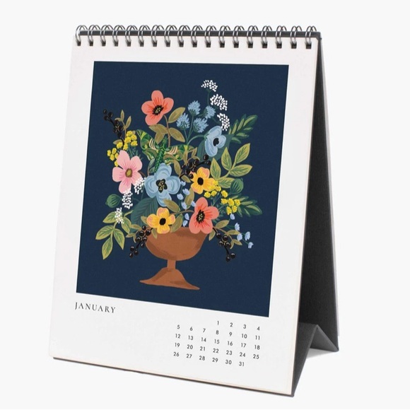 NWT Rifle Paper & Co 2025 Desk Calendar - Picture 2 of 15